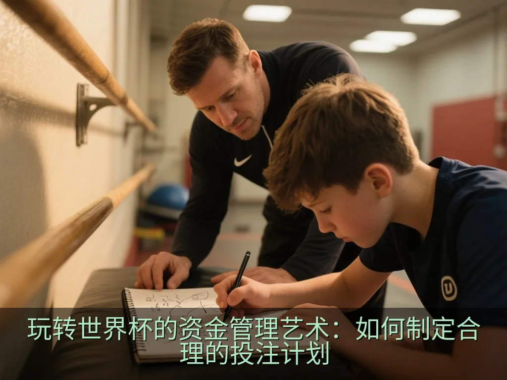 办公桌上的计算器、笔记本和展示上升折线图的平板电脑,象征科学的资金管理与理财规划