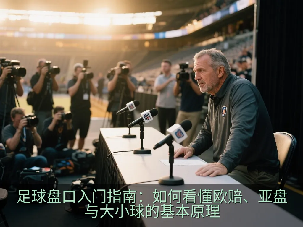 足球盘口入门指南：如何看懂欧赔、亚盘与大小球的基本原理